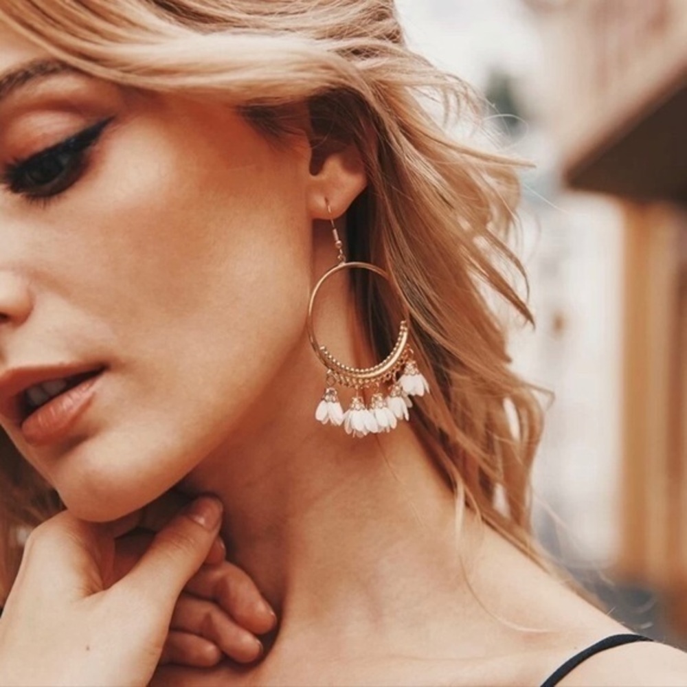 3/$30 💛 Boho Ruffle Earrings